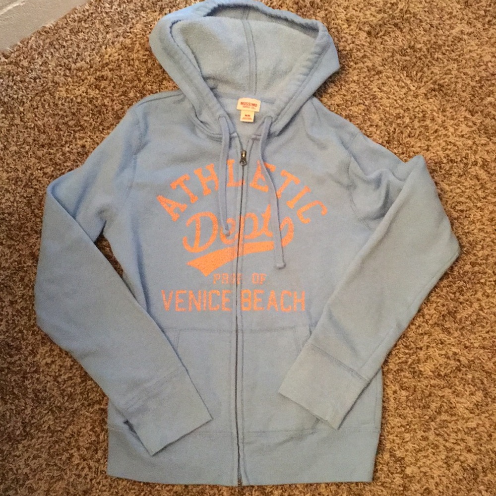 Light Blue zipper jacket